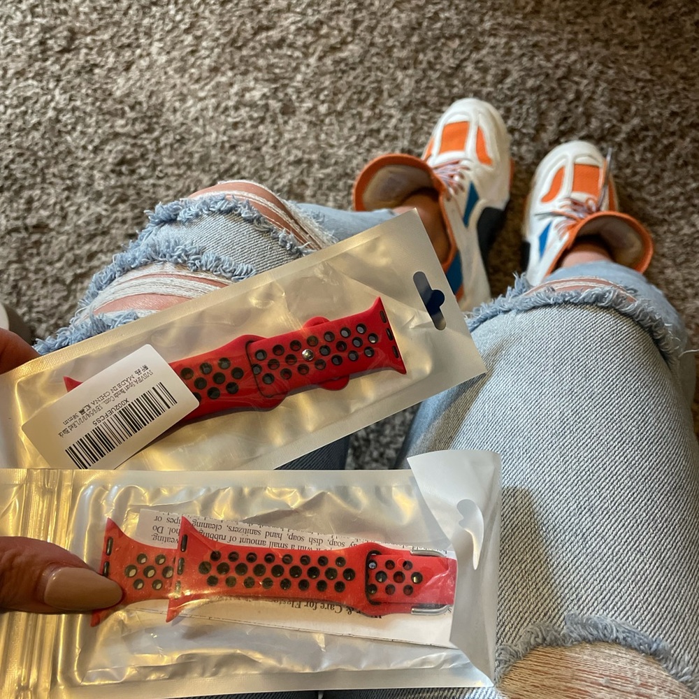 His/hers matching Apple watch bands